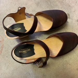 SWEDISH HASBEENS MID HEEL SIZE 38